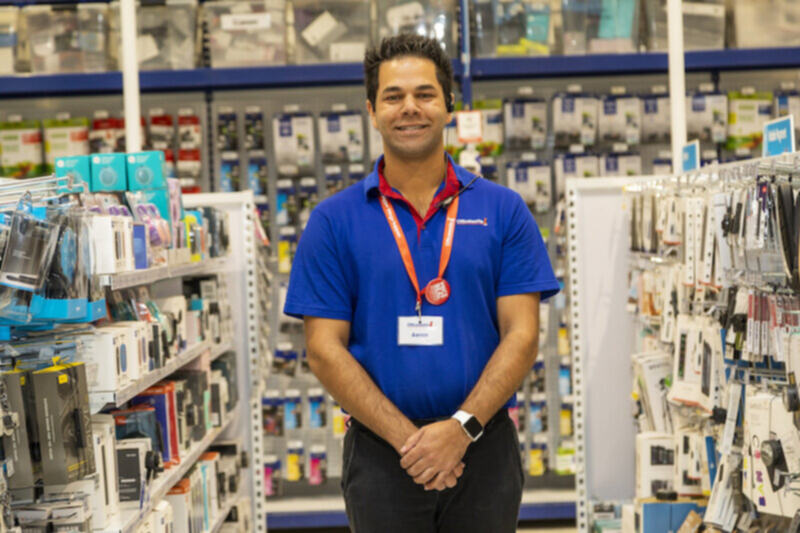 Natural talents and interests help Aeron land his new job at inclusive employer, Officeworks