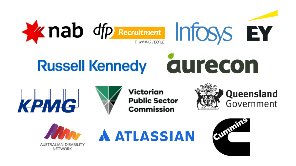 GradWISE Industry AccessAbility Week 2025 guest speaker logos